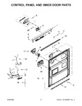 Diagram for 03 - Control Panel And Inner Door Parts