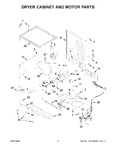 Diagram for 04 - Dryer Cabinet And Motor Parts