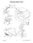 Diagram for 04 - Freezer Liner Parts