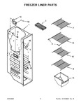 Diagram for 05 - Freezer Liner Parts