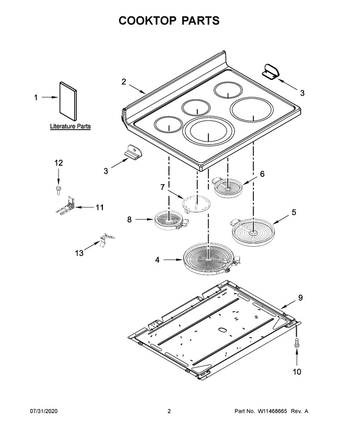 Diagram for YKFEG500EWH4