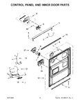 Diagram for 03 - Control Panel And Inner Door Parts