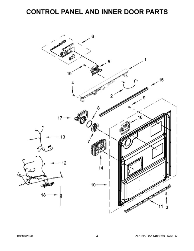 Diagram for KDTE204KWH0