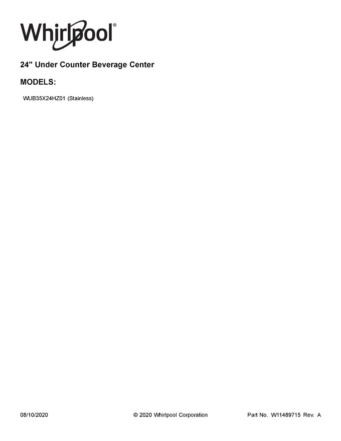 Diagram for WUB35X24HZ01