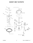 Diagram for 08 - Basket And Tub Parts