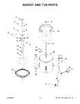 Diagram for 08 - Basket And Tub Parts