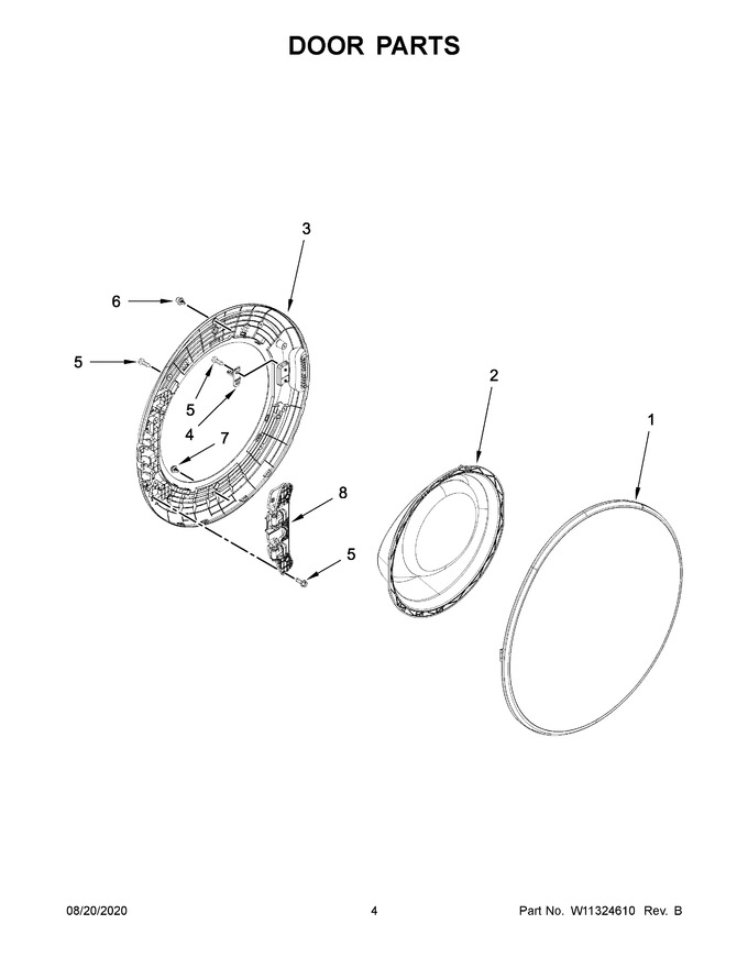 Diagram for WFW8620HC0