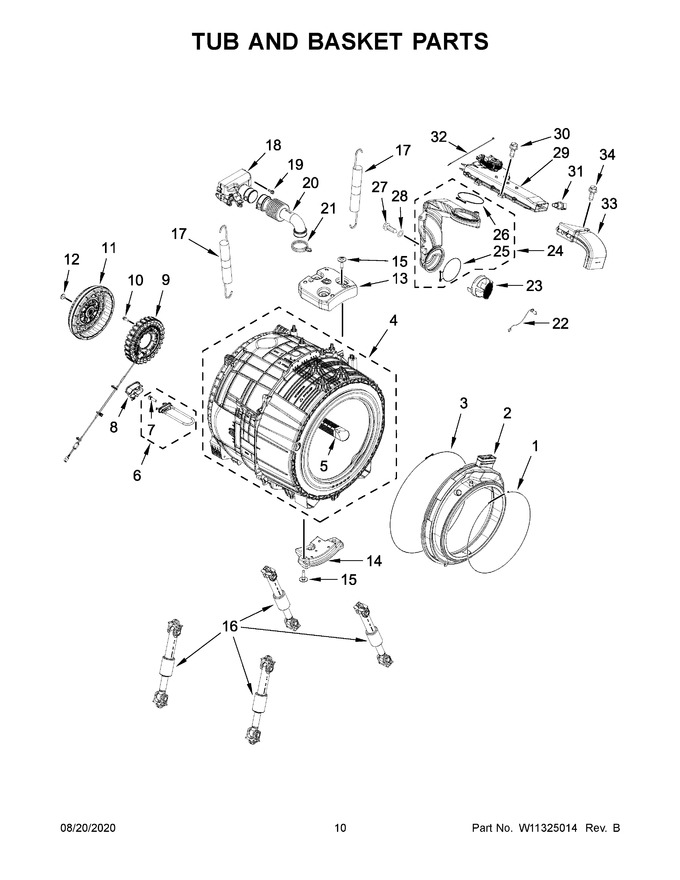 Diagram for WFW862CHC0