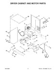 Diagram for 04 - Dryer Cabinet And Motor Parts