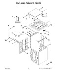 Diagram for 02 - Top And Cabinet Parts