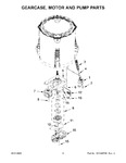 Diagram for 05 - Gearcase, Motor And Pump Parts