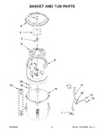 Diagram for 04 - Basket And Tub Parts