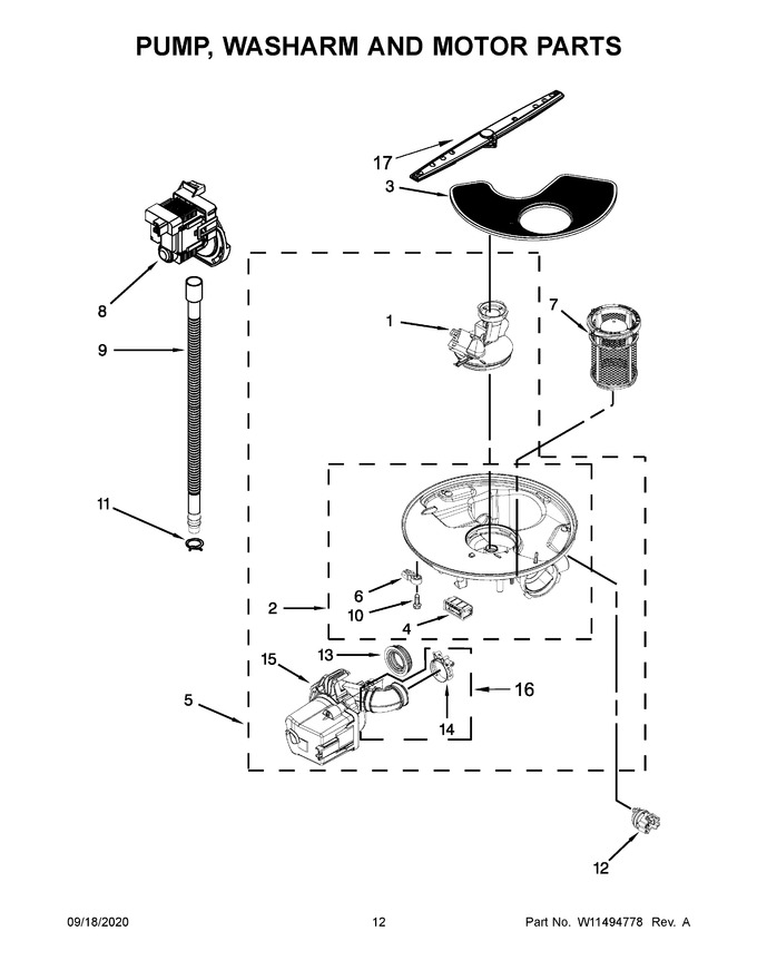 Diagram for WDF520PADB9