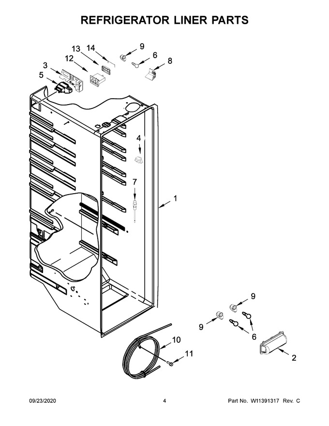 Diagram for WRS315SDHW02