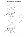 Diagram for 04 - Refrigerator Shelf Parts