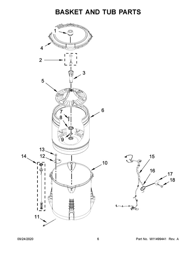 Diagram for WTW4655JW1