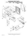 Diagram for 08 - Dispenser Front Parts