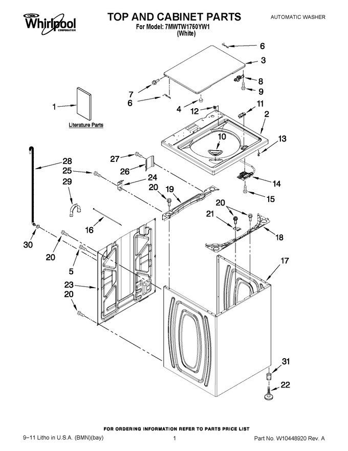 Diagram for 7MWTW1750YW1