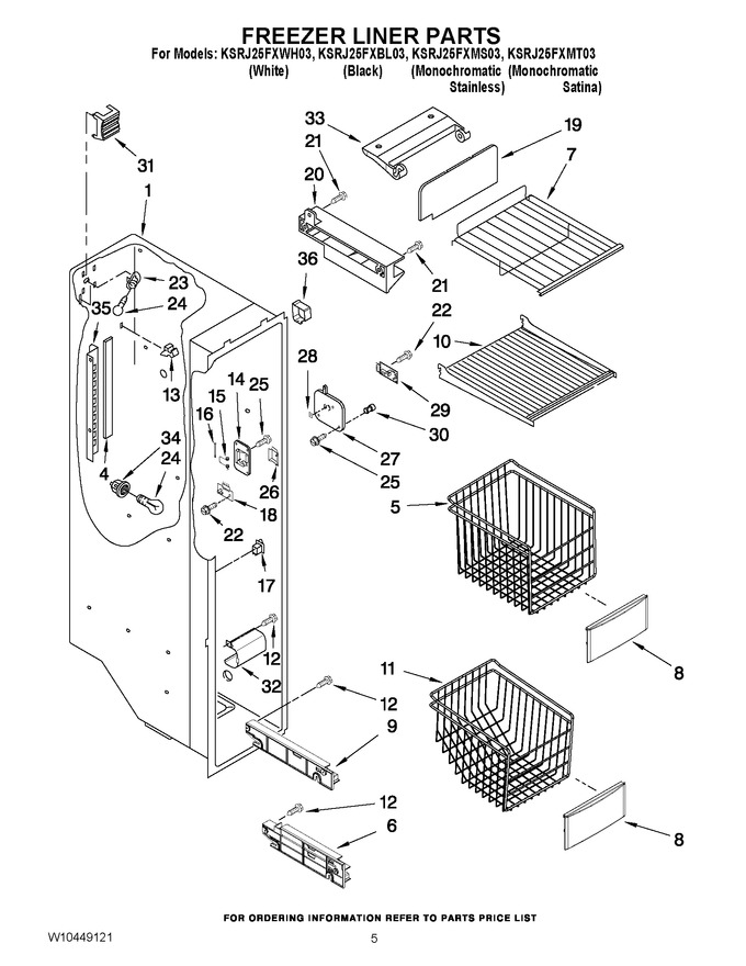 Diagram for KSRJ25FXWH03