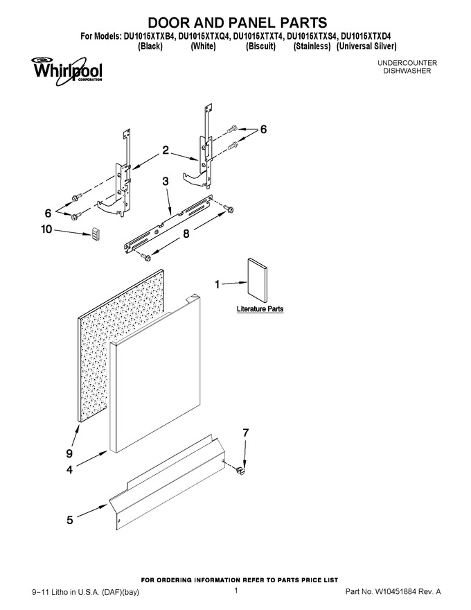 Diagram for DU1015XTXT4