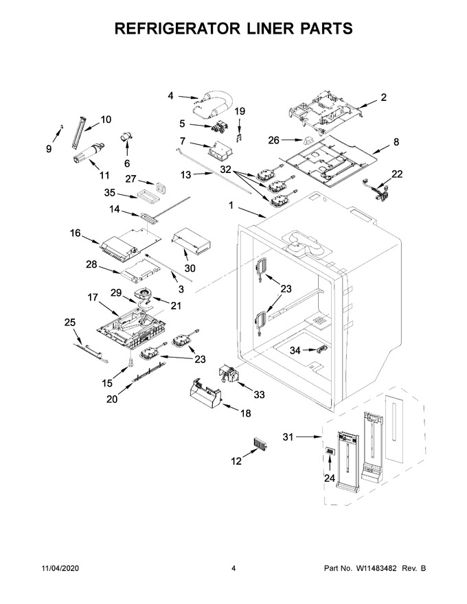 Diagram for WRF757SDHV02