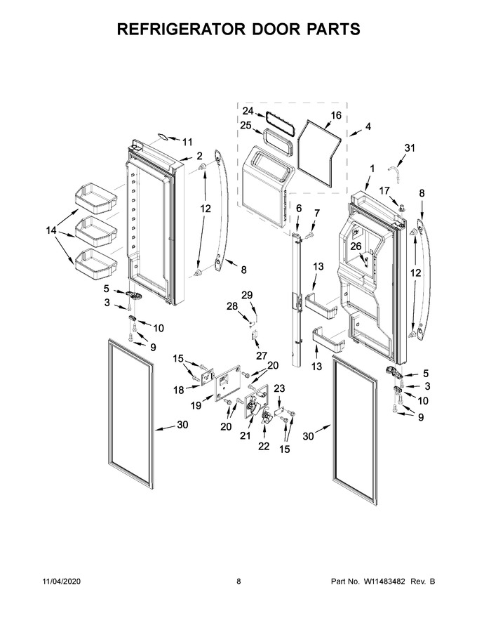 Diagram for WRF757SDHV02