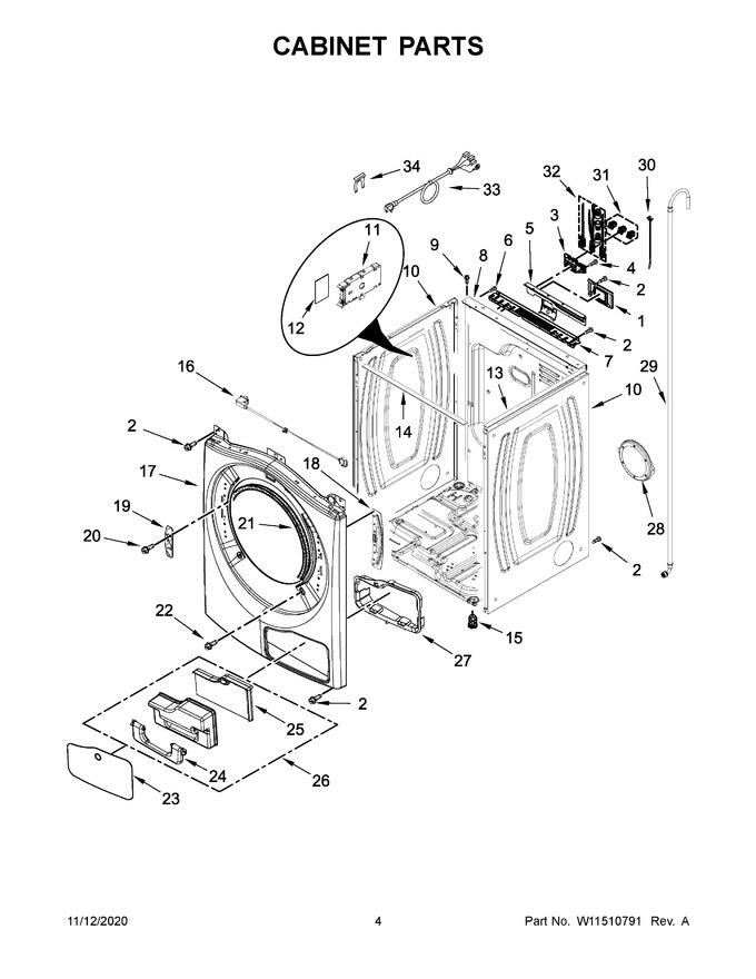 Diagram for YWHD560CHW2