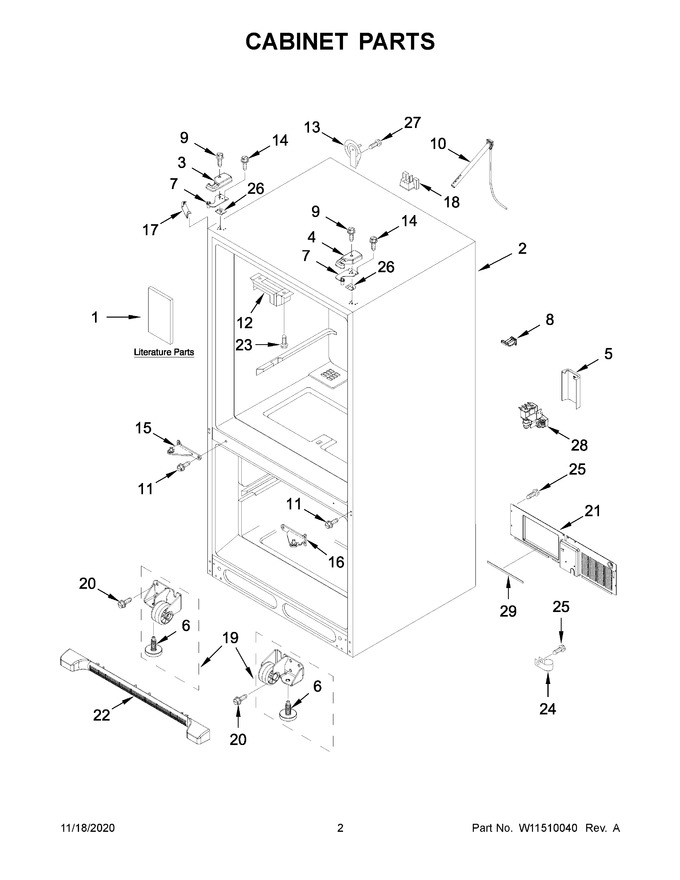 Diagram for WRF535SWHB03