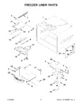 Diagram for 04 - Freezer Liner Parts