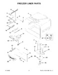 Diagram for 04 - Freezer Liner Parts