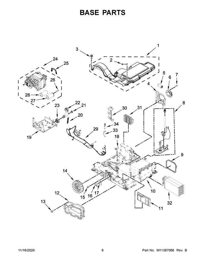 Diagram for YWHD560CHW1