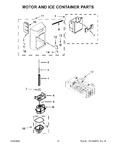 Diagram for 06 - Motor And Ice Container Parts