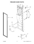 Diagram for 08 - Freezer Door Parts