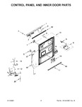 Diagram for 03 - Control Panel And Inner Door Parts