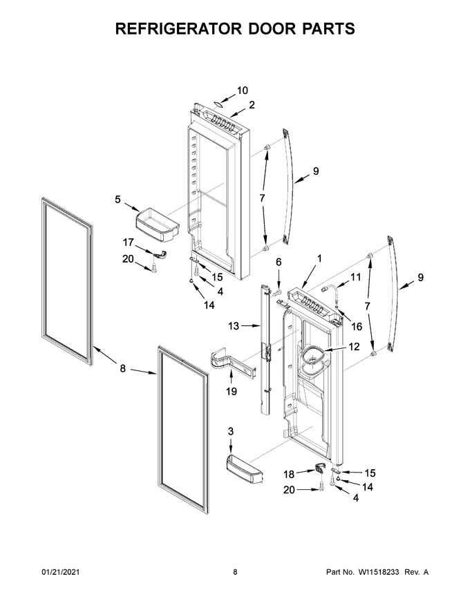 Diagram for WRX735SDHV03