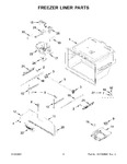 Diagram for 04 - Freezer Liner Parts