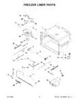 Diagram for 04 - Freezer Liner Parts