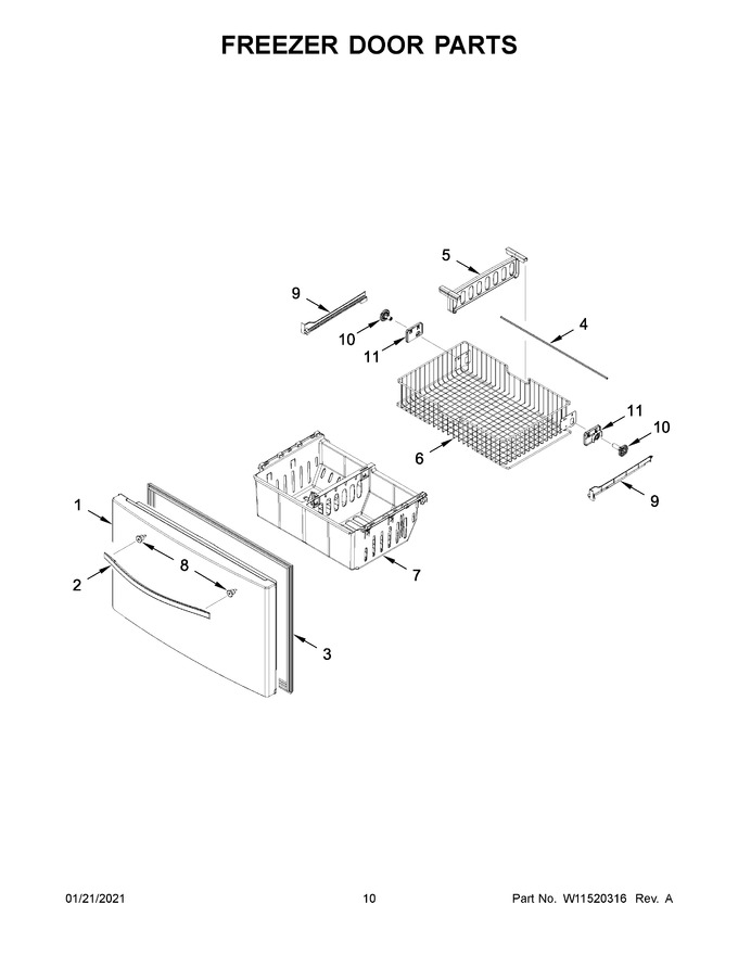 Diagram for WRF555SDFZ12