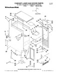 Diagram for 01 - Cabinet Liner And Door Parts