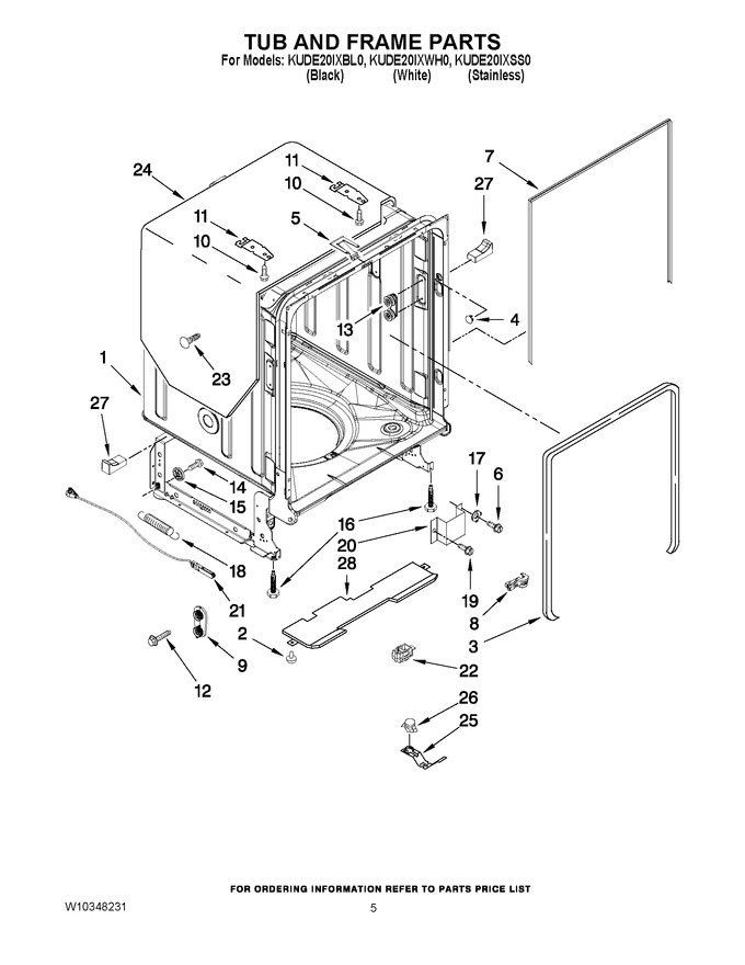 Diagram for KUDE20IXWH0