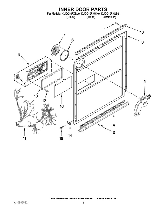 Diagram for KUDC10FXWH0