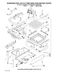 Diagram for 02 - Evaporator, Ice Cutter Grid And Water Parts