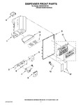 Diagram for 08 - Dispenser Front Parts