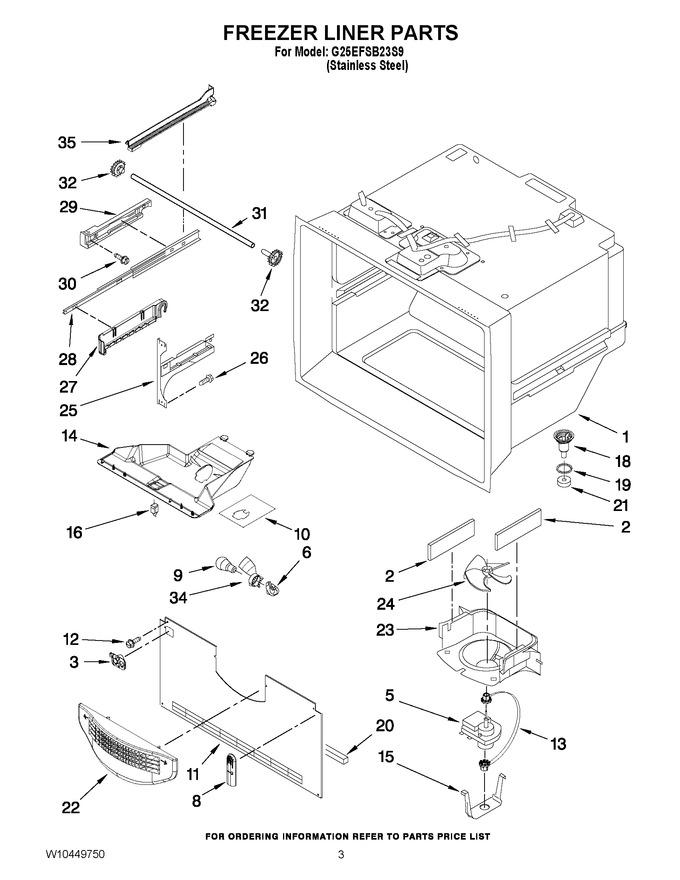 Diagram for G25EFSB23S9