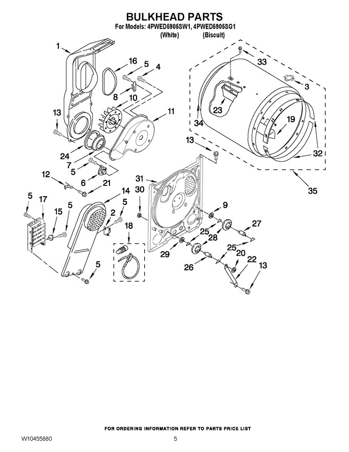 Diagram for 4PWED5905SW1