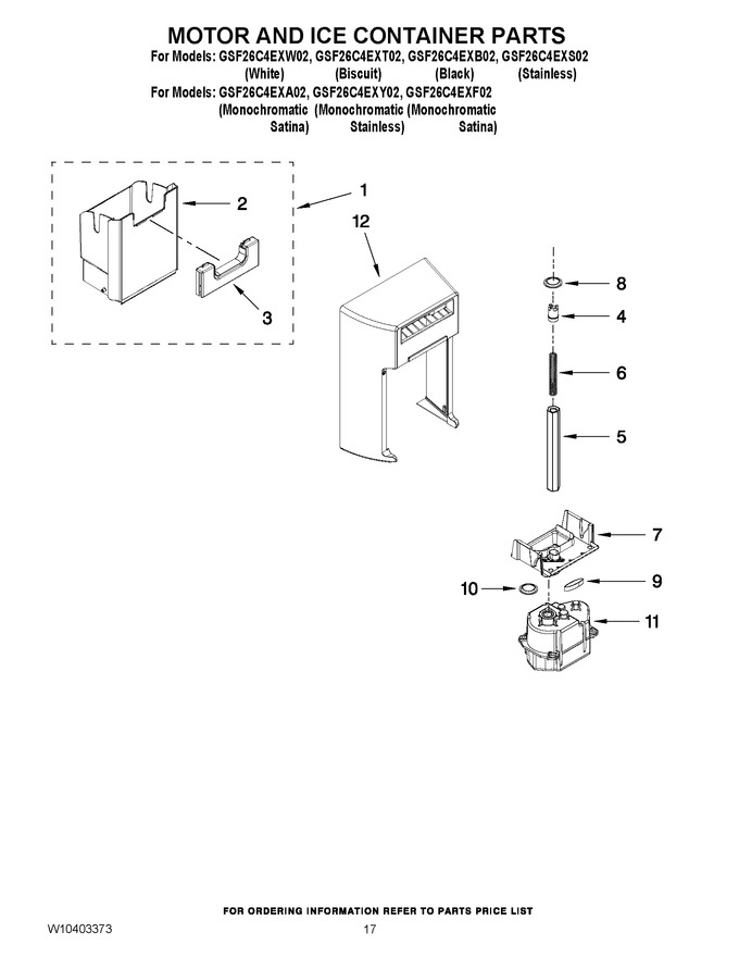 Diagram for GSF26C4EXT02