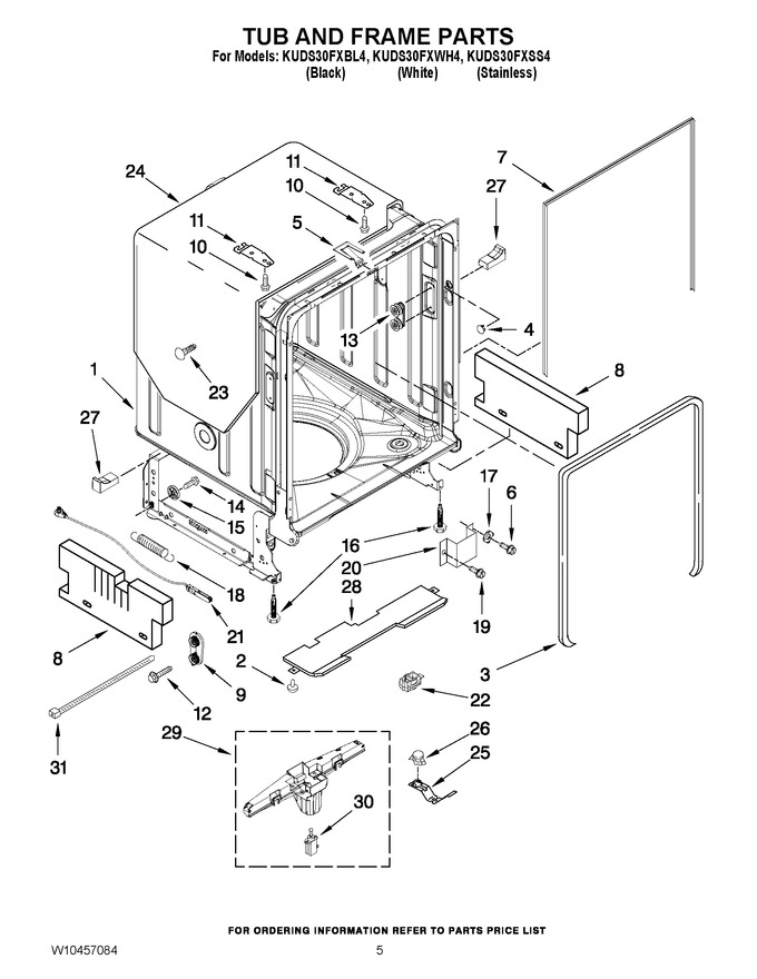 Diagram for KUDS30FXBL4