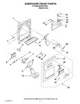 Diagram for 08 - Dispenser Front Parts