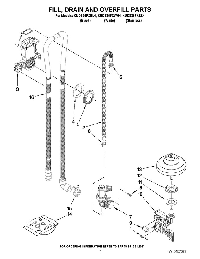 Diagram for KUDS35FXBL4