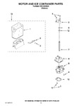 Diagram for 12 - Motor And Ice Container Parts